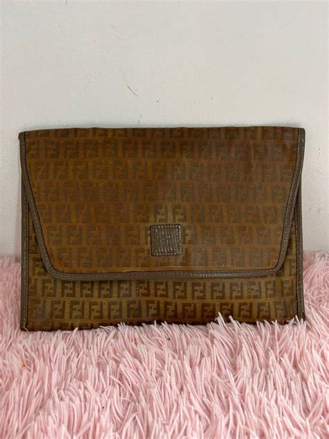 vintage fendi envelope clutch|fendi clutch for sale.